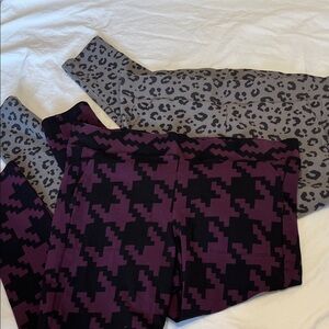 Torrid Leggings Bundle 2 Pair Size 2X Houndstooth